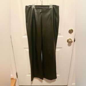 ASOS black faux leather pants